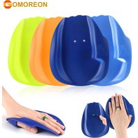 1Pair Swim Hand Paddles for Lap Swimming Training, Swim Gear for Adults & Kids - Improves Speed, Form & Stroke Technique