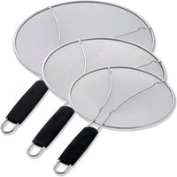 Stainless Steel Grease Splatter Screen Durable Kitchen Tools Anti Splatter Guard Oil Net Cooking Frying Splash Cover
