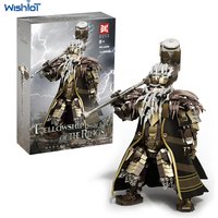 1238PCS Ring Protector Zwerg König mit Waffe Hammer Bausteine Modell Figur Montieren Ziegel Spielzeug Kinder Geburtstag Geschenk DK6009