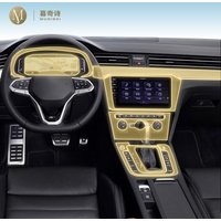MUQSHI Pre cutting car Interior PPF paint protection film console transparent/matte TPU For Volkswagen Passat B8 Variant 18-2022
