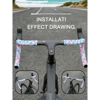 AliExpress NONE NPY 1Pair Cherry Blossom Road Bike Handlebar Tape Anti Slip Silica Gel Shock Absorption Cycling Bar Tape Bicycle Accessories