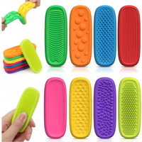 8pcs EDC Fidget Bar Silicone Sensory Stone Antistress Sensory Fidget Toys for Autism Stress Relief Toy for Kids Adults