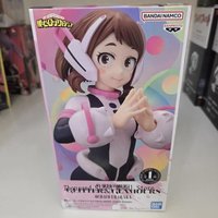 IN Stock Original Banpresto Glitter Glamour Boku no Hero Academia Uraraka Ochaco Collectible Model Cartoon Character Anime Gift
