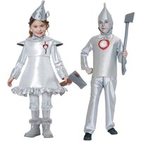 Boy Girls Halloween Tin Man Costume Halloween Purim Wizard Of Oz Scarecrow Book Week Children Birthday Gift Party Fancy Dress