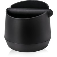 Leeseph Coffee Knock Box Residue Dump Container, Non-slip Durable Barista Grinding Waste Collection Box Fat Body with Knock Bar