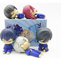 Anime BLUE LOCK Sleeping Blind Box Action Figure 5cm Pvc Figurine Yoichi Isagi Seishiro Nagi Model Toy Home Decoration Kid Gift