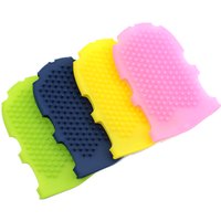 Silicone Massage Gloves for Men Body Brush Exfoliator for Bathing Relaxing Massage Hand Fit Ergonomic Glove