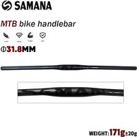 SAMANA Carbon Fiber MTB Handlebar 31.8mm Straight 600-800mm Mountain Bike Flat Bar Bicycle Accessories