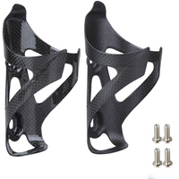 AliExpress NONE Hot Sale Full Carbon Fiber Bicycle Water Bottle Cage MTB Road Bike Bottle Holder Ultra Light Cycling Equipment Matte/glossy