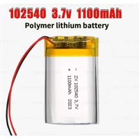 Batterie 3,7 V 1100 mAh 102540 Lithium-Batterien Li-Ion-Polymer für GPS-Ortungsgerät MP3-Player Bluetooth-Headset Haarglätter