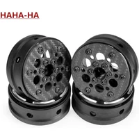 1.9 Carbon Fiber and Aluminum Beadlock Wheels Rim for 1/10 RC Rigs Crawler SCX10 Capra TRX4 TF2 Gmade R1 Element Enduro CC01 DIY
