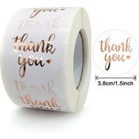 100-500 Pcs 1-1.5Inch Gift Sealing Thank You Stickers Christmas Design Scrapbooking Festival Birthday Party Decorations Labels