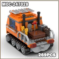 MOC-247028 Arctic Truck Building Block Trailer Vehicle Model Building Blocks Series Modular Car Toys Creativity Bricks 269PCS
