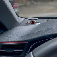 Pour Audi A4 A5 A6 A7 Q5 Q7 Q8 C7 C8 B9, haut-parleur tweeter LED à levage, 32 couleurs, pièce de décoration pour tableau de bord de voiture, klaxon aigu électrique.