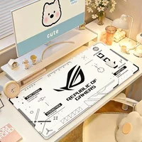 ASUS R-ROG Gaming Mouse Pad Large Non-Slip Waterproof Mat Stitched Edge Keyboard Pad for Gaming Daily Office