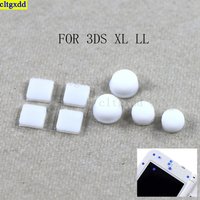 Cltgxdd 1 set for 3DS XL LL shell screw silicone foot cover rubber screw foot dust plug cover replacement