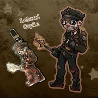 Outlast Trials Leland Coyle Charms acrylic keychains Y2K Handmade