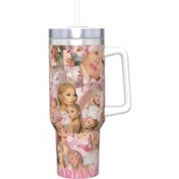 Arianas Grandes Pop Music 40oz Tumbler Stainless Steel Double Wall Vacuum Insulated Cup With Straw