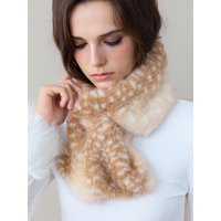 Winter Harajuku Elk Plush Scarf Christmas Gift Deer Print Warm Scarf Antlers Hairband Cosplay New Year decoration Accessories