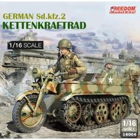 Freedom Assembly Model Kit 16004 German Sdkfz.2 Half Track Armored Vehicle 1/16