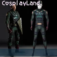 The Boys Season 3 Payback Soldier Boy Cosplay Costume Suit Ben Printing Stretchy Jumpsuit Helmet Soldier Boy Spandex Bodysuit