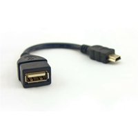 Mini test before send USB A Female to Mini USB B Male Cable Adapter 5P OTG V3 Port Data Cable For Car Audio Tablet For MP3 MP4