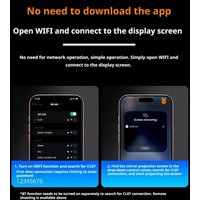 goodidea Mini Selfie Vlog Monitor Mobile Screen Phone Rear Camera Projection Remote Photography Portable Selfie Screen Display