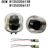 1 SZT. Prawa / Lewa Lampa Obrysowa LED 24V do Ciężarówek MAN TG3 TGL TGM TGS TGX, Kątowa Lampa Obrysowa Bursztynowa, OEM 81253206138 81253206137