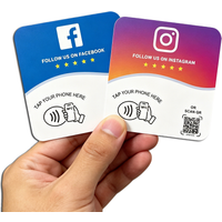 1/3pcs NFC 215 Programmable for Google ins facebook NFC Station Table 13.56Mhz QR code can independently set link Adhesive Card