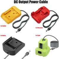 Starlink Mini Accessories for Makita/Milwaukee/Dewalt/Ryobi 18V Battery 3.2FT Cable Charger Adapter to DC Power Cable Cord Plug