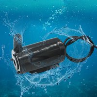 DC 3V 5V Portable Submersible Water Pump with Flexible Tubing Brushless Motor Pump Silent for Fish Tank Fountain Aquarium Garden