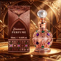 15ml Diamond Perfume & Jojoba Oil Natural Scent Eau De Parfum for Women Skin Nourishing Long Lasting Sparkling Fragrance Gift