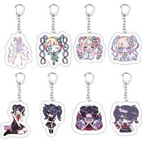 Acrylic Needy Girl Overdose Game Keychain Pendant Keyring Needy Girl Overdose Key chain Key Ring for Accessories Bag Fans Gift