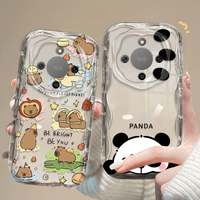 Flexible TPU Case For Honor Magic8 Lite Shockproof Animal Cat Pattern Protective Back Cover Fundas
