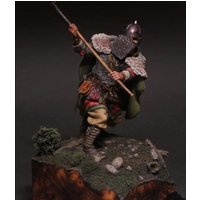 Resin soldier 1/18 90mm ancient warrior soldier Model Unassambled Unpainted Figure Building Kit