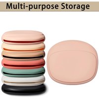 Hot selling silicone earphone storage bag portable earphone cable data cable storage box EVA earphone cable bag accessories