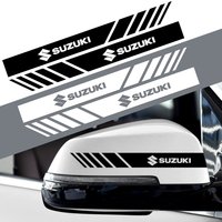 Car Styling Logo Side Rearview Mirror Body Decoration Sticker Decal For Suzuki Grand Swift Jimny Vitara Baleno SX4 Samurai Alto