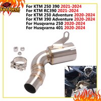 Motorcycle Exhaust Escape Original Muffler Middle Link Pipe Escape For KTM 250 390 Adventure DUKE Husqvarna 250 401 2020 - 2024