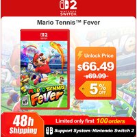 Nintendo Switch 2 Juegos Games Deals Mario Tennis Fever Mario Fever 100% New Physical Game Card Sports Party Game for Switch 2
