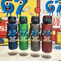 3D Printed Cartoon Number 67 Water Bottle - 3D Frosted Premium Texture, Stylish New Arrival, Fade-Resistant, Leak-Proof, Lightwe