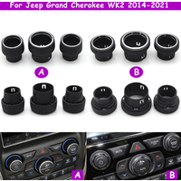 WK2 2014-2021 Przedni Panel Konsoli Centralnej Sterowania Klimatyzacją Samochodową Automatyczny Przełącznik Obrotowy Przycisk Pokrętło Głośności Radia Do Jeep Grand Cherokee