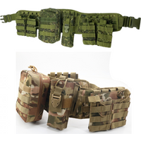 Outdoor Russian Camo EMR Tactical Waist Cover Multi functional Molle Belt CS Combination Waist Bag Kit