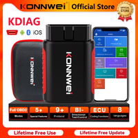 2026 KONNWEI KDIAG Car Obd2 Bluetooth All System Diagnostic Tool Read Erase Codes EPB DPF Oil Reset SRS SAS TPMS Sensor Scanner