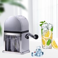 Multifunction Manual Ice Crusher Shredding Machine Mini Kitchen Handheld Snow Cone Ice Shaver for Home Party