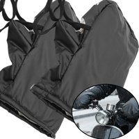 AliExpress NONE Thick Warm Windproof Motorcycle Gloves Winter Handlebar Muffs Cover for Electric Scooter Bike Men Women Cold Weather Riding