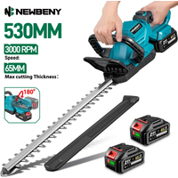 NewBeny Elektrische Heckenschere, effizientes, kabelloses, wiederaufladbares Garten-Strauchschneidegerät, Elektrowerkzeug für Makita-Akkus.