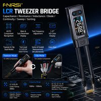 FNIRSI LCR-ST2 2-in-1 Tweezer LCR ESR Meter SMD Tester 30V Kelvin Clip Capacitance Inductance Resistance Diode Continuity