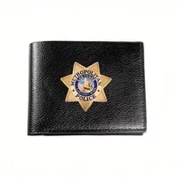 Las Vegas Metropolitan Police Department Star Badge Business Mens Casual Elegant Simple Practical Quality Wallet Stylish Printin