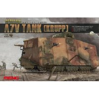 Meng TS-017 1/35 German A7V Tank (Krupp Type) Heavy Assault Armored Vehicle Plastic Model Kit