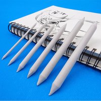 3/6PCS Sets Profession Sketch Paper Eraser Pens Blending Stump Art Sketches with Eraser Pens for Painting and Smearing Pen